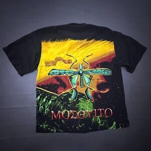 Vintage J/E/T Strtwr Shirt Mens XL Black Mosquito Cyber Big Graphic Y2k Skater